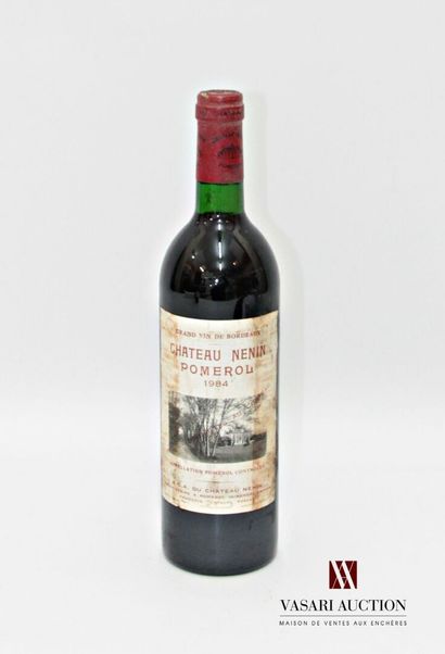 1 bouteille	Château NÉNIN	Pomerol	1984
	Et....