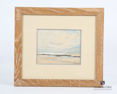 null PARTURIER Marcel (1901-1976)
Seaside at low tide
Watercolor on paper
Signed...