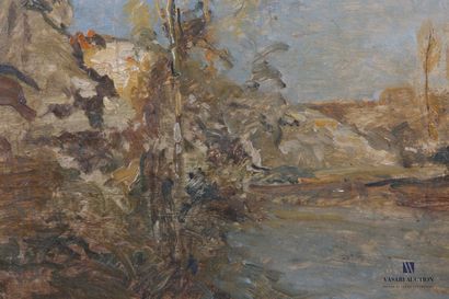 null French school of the XXth century
Autumn Landscape
Oil on panel
46 x 56 cm
Framed...