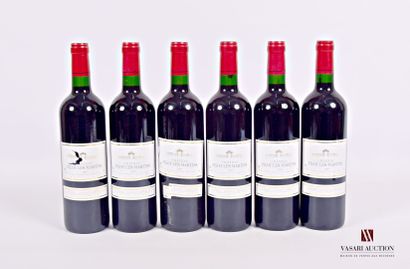 null 6 bottles Château PILOT LES MARTINS Lussac St Emilion 2007
	Et: 4 excellent,...