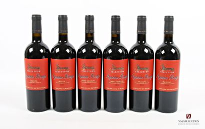 null Case "Selection" put Ph. de Rothschild including :
2 bottles RED LAMB Médoc...