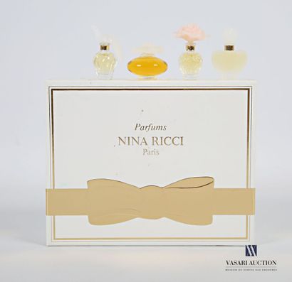 NINA RICCI
Box containing four bottles: Eau...
