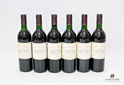 null 6 bottles CÔTES DE SAINT MONT "Les Hauts de Bergelle" mise coop 1988
	And. a...
