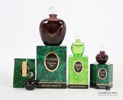 null CHRISTIAN DIOR 
Lot including :
- An eau de toilette "Poison" - 50 ml
- A spirit...