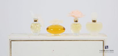 null NINA RICCI
Box containing four bottles: Eau de parfum L'Air du temps, 2,5 ml...