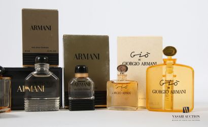 null ARMANI
Lot of perfumes and perfume samples including: 
- A water for men: 10...