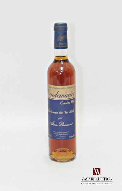 null 1 x 50 cl PACHERENC DU VIC BILH "Vendemiaire" mise A. Brumont 1998
	And. excellent....