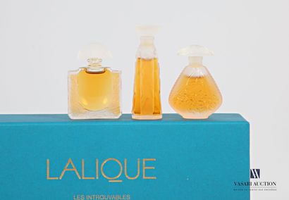 null LALIQUE
Les introuvables, the ultimate collection" box including :
- A bottle...