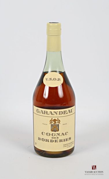 null 1 bouteille	Cognac V.S.O.P. COGNAC des BORDERIES mise Garandeau		
	70 cl - 40°....
