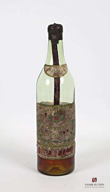 null 1 bouteille	Cognac Réserve PRUNIER (1910)		
	Et. usée et tachée (lisible). N...