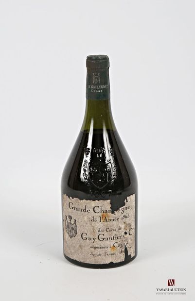 null 1 bouteille	Cognac Grde Champagne de l'année 1865 Guy GAUTIER & C°		
	70 cl...