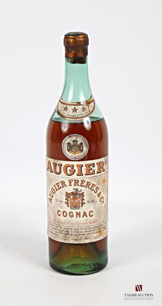 null 1 bouteille	Cognac *** AUGIER Frères & C°		
	75 cl - Sans indication de degré....