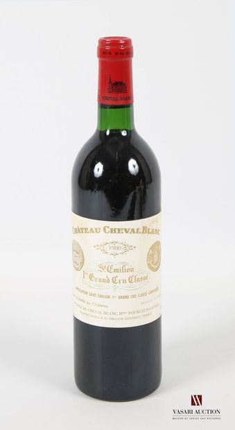 null 1 bottle Château CHEVAL BLANC St Emilion 1er GCC 1980
	And. stained. N: bottom...