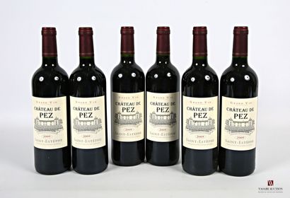 null *6 bouteilles	Château de PEZ	St Estèphe	2009
	Présentation et niveau, impec...