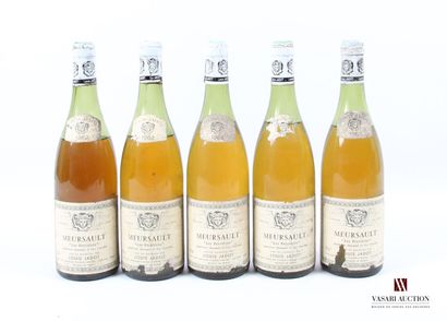 null 5 bouteilles	MEURSAUT 1er Cru Les Perrières mise L. Jadot		1982
	Et. fanées...
