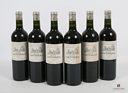 null *6 bouteilles	Château CANTEMERLE	Haut Médoc GCC	2010
	Et.: 2 impeccables, 4...