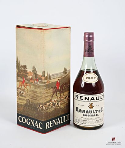null 1 bouteille	Cognac V.S.O.P. RENAULT & C°		
	70 cl - 40°. Présentation et niveau,...