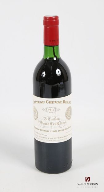 null 1 bouteille	Château CHEVAL BLANC	St Emilion 1er GCC	1983
	Et. excellente. N...
