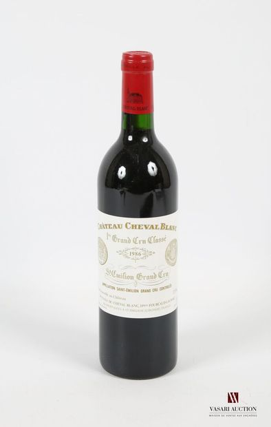 null 1 bouteille	Château CHEVAL BLANC	St Emilion 1er GCC	1986
	Et. impeccable. N...