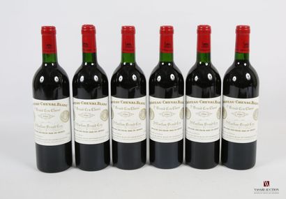 6 bouteilles	Château CHEVAL BLANC	St Emilion...