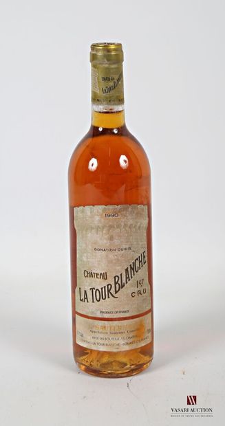 null *1 bouteille	Château LA TOUR BLANCHE	Sauternes 1er GCC	1990
	Et. fanée et tachée....