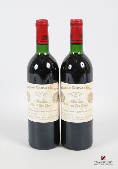 2 bouteilles	Château CHEVAL BLANC	St Emilion...