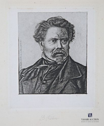 null MERYON Charles (1821-1868)
Portrait de Benjamin Fillon
Eau-forte avec inscription...
