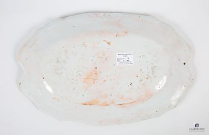 null Nevers, C.G. Bigourat, attributable, circa 1760
Large oval earthenware dish...