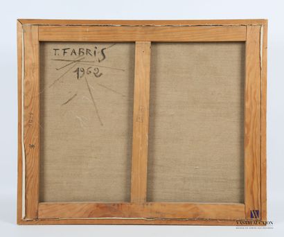 null FABRIS Tristan (1927-1999)
Composition abstraite 
Huile sur toile
Signée en...