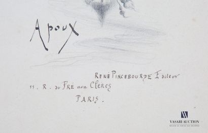 null APOUX Joseph (1846-1910)
Rêveries fantastiques
Crayon et encre sur papier
Etude...