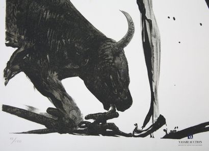 null DALI Salvador (1904-1989) d'après
Le matador
Lithographie en noir
Signée en...