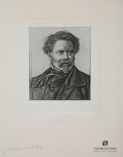 null MERYON Charles (1821-1868)
Portrait de Benjamin Fillon
Eau-forte avec inscription...