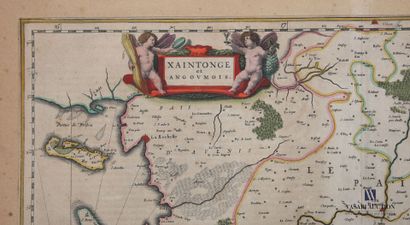 null PEYROUNIN Abraham (1620-1666) d'après
Carte de Xaintonge et Angovmois (Province...