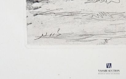 null LUCE Maximilien (1858-1941)
Paysage avec vaches
Gravure en noir
Signée en bas...
