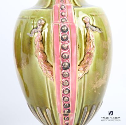 null CHOISY-LE-ROI - Hippolyte Boulenger & Cie Manufacture de 
Paire de vases en...