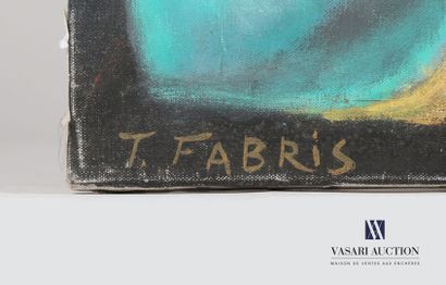 null FABRIS Tristan (1927-1999)
Évêque surréaliste
Huile sur toile
Signée en bas...