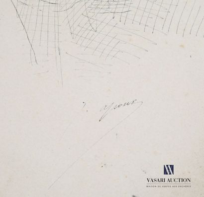 null APOUX Joseph (1846-1910)
L'araignée
Encre sur papier
Titré en bas à gauche et...