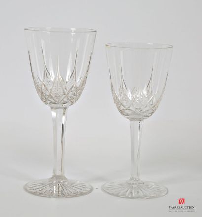 null BACCARAT
Part of service of glasses out of cut crystal model Epron, the goblet...