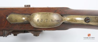 null Pistolet de cavalerie à percussion, dit à console, modèle 1823-1850, platine...