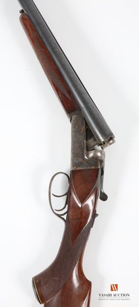 null Fusil de chasse hammerless espagnol modèle GORO calibre 16-70, canon juxtaposés...
