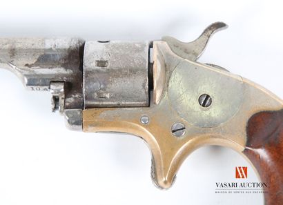 null COLT OPEN TOP MODEL REVOLVER 22 caliber Rimfire pocket revolver, 6 cm rifled...