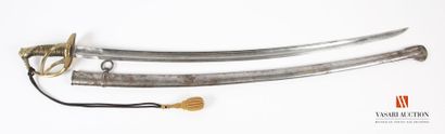 null Light cavalry officer's saber model 1822, slightly curved punched blade of 92...