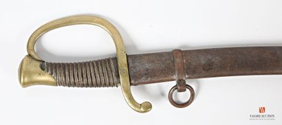 null Mounted gunner sword model 1829, curved blade of 81 cm, signed on the back of...