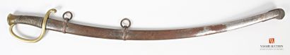 null Mounted gunner sword model 1829, curved blade of 81 cm, signed on the back of...