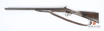 null Fusil de chasse à broche calibre 16, canons en table de de 69 cm, ouverture...