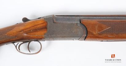 null Fusil de chasse PEDRETTI calibre 12-70, canons superposés chromés de 71 cm,...