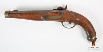 null Pistolet de cavalerie à percussion, dit à console, modèle 1823-1850, platine...
