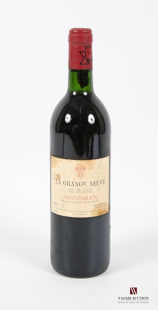 null 1 bouteille	LA GRANGE NEUVE DE FIGEAC	St Emilion GC	1990
	Et. un peu usée et...