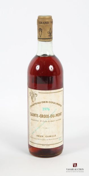 null 1 bouteille	Château des COULINATS	Ste Croix du Mont	1976
	Et. fanée et tachée....