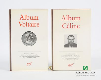 null [LA PLEIADE] 
Lot comprenant deux volumes :
- CELINE - Album - Iconographie...